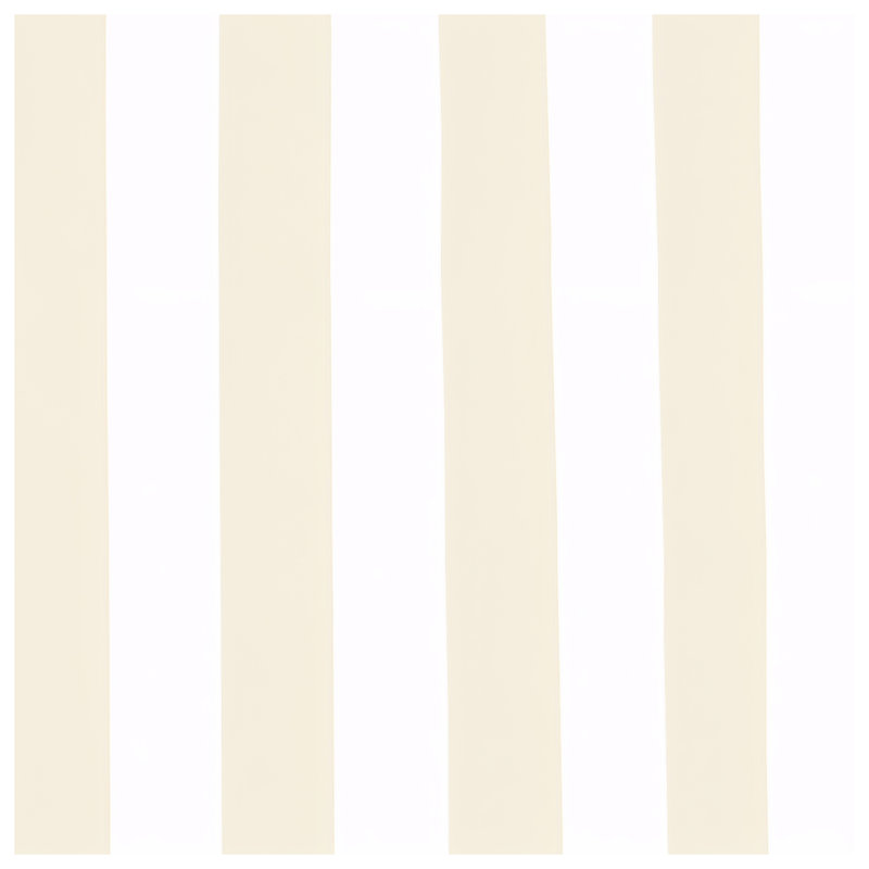Beige White Stripes Double Sided Throw Pillows, 14 x 14 inches