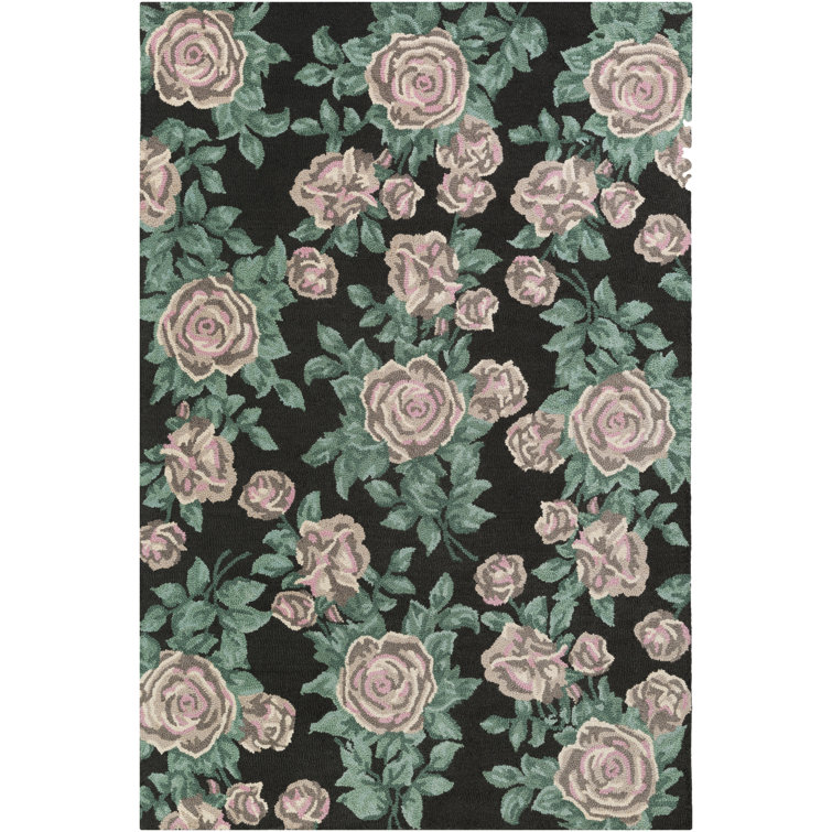 Lach Wool Floral Indoor Rug