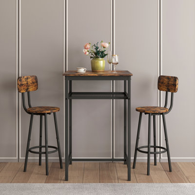 Bar Table, Equipped With 2 Bar Stools