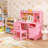 Kids Desk & Chair Set with Hutch, Storage Cabinet for Bedroom & Study Room-11870115