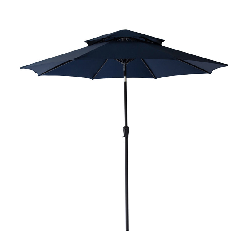 Parasol de marché Fruge 108 po, Bleu marine