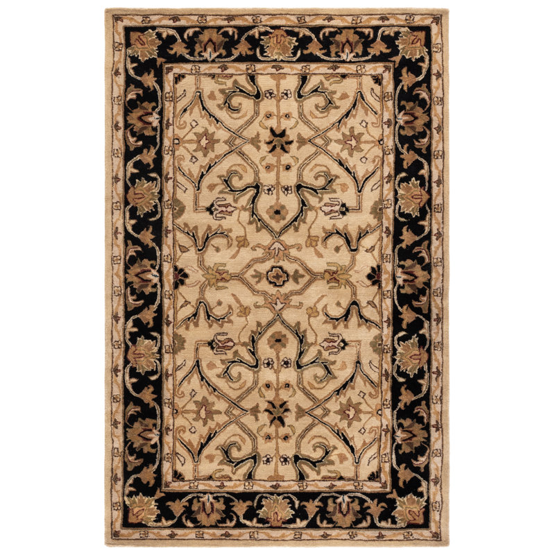Balthrop Hand Tufted Wool Oriental Rug, Rectangle 5' x 8'