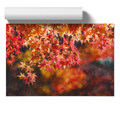 Maple Tree Painting - Frameless Print