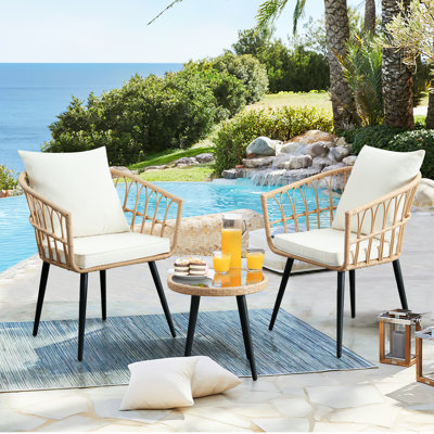 Edmont 3 Piece Seating Group with Cushions
