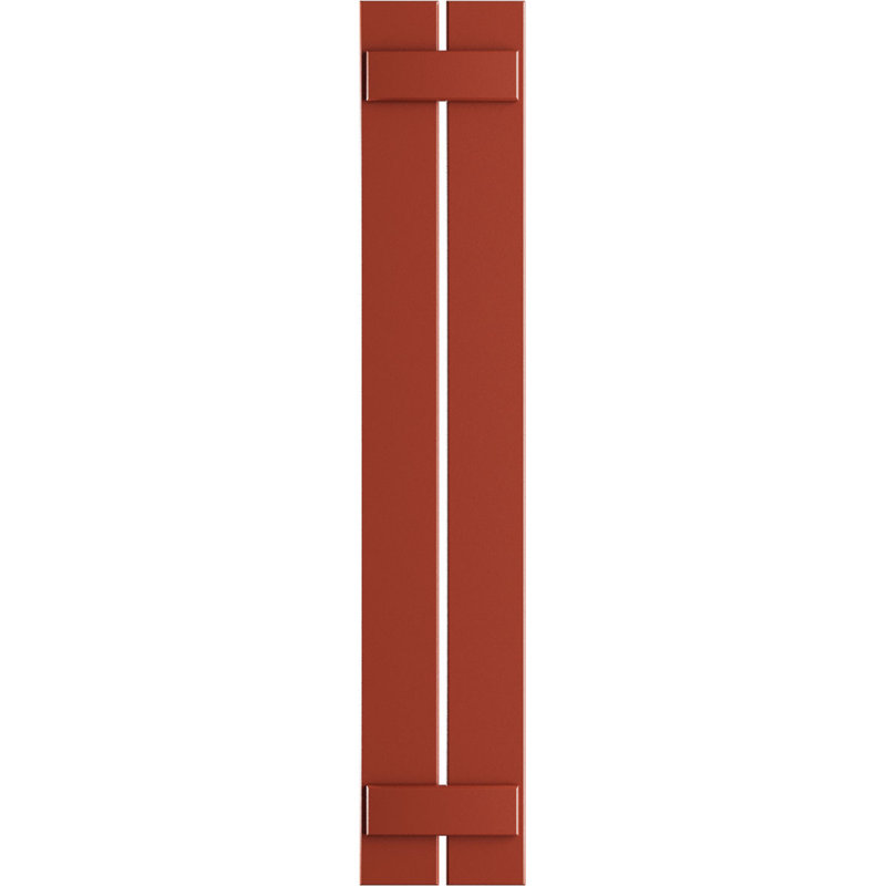 Volets à panneau plat 11,25 po, 11.25", 46", Feuilles colorées