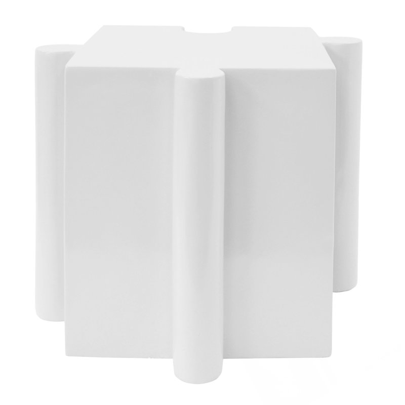 Table d'appoint Art, Blanc