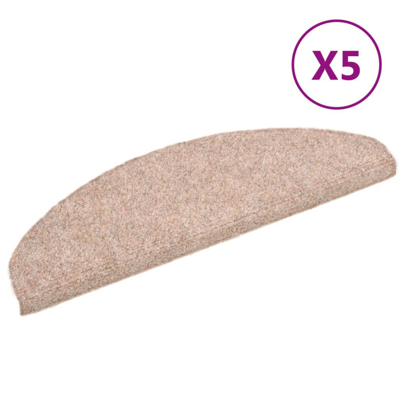 Conie Non-Slip Brown Stair Tread, 5