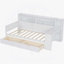  Lit de jour en bois avec tablettes de rangement, tiroirs et bureau d'étude pour une utilisation multifonctionnelle-1983849044-1983849047