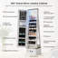 Freestanding MDF Jewelry Armoire-1894484385
