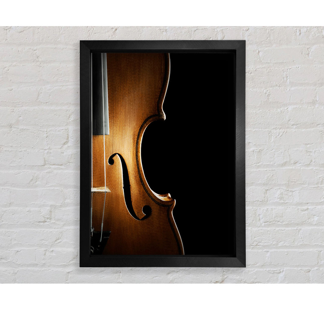 Double Bass Beauty Gerahmter Druck