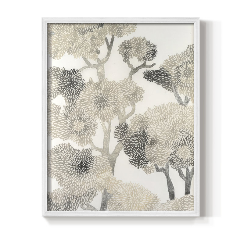 «Dewdrop Maple I», H 15 po x l 12 po, Blanc