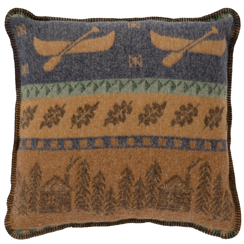 Wooded River Lake Shore II - Decor Pillow - 20x20