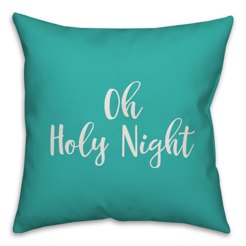  Coussin Oh Oh Night, Bleu sarcelle, Coussin décoratif