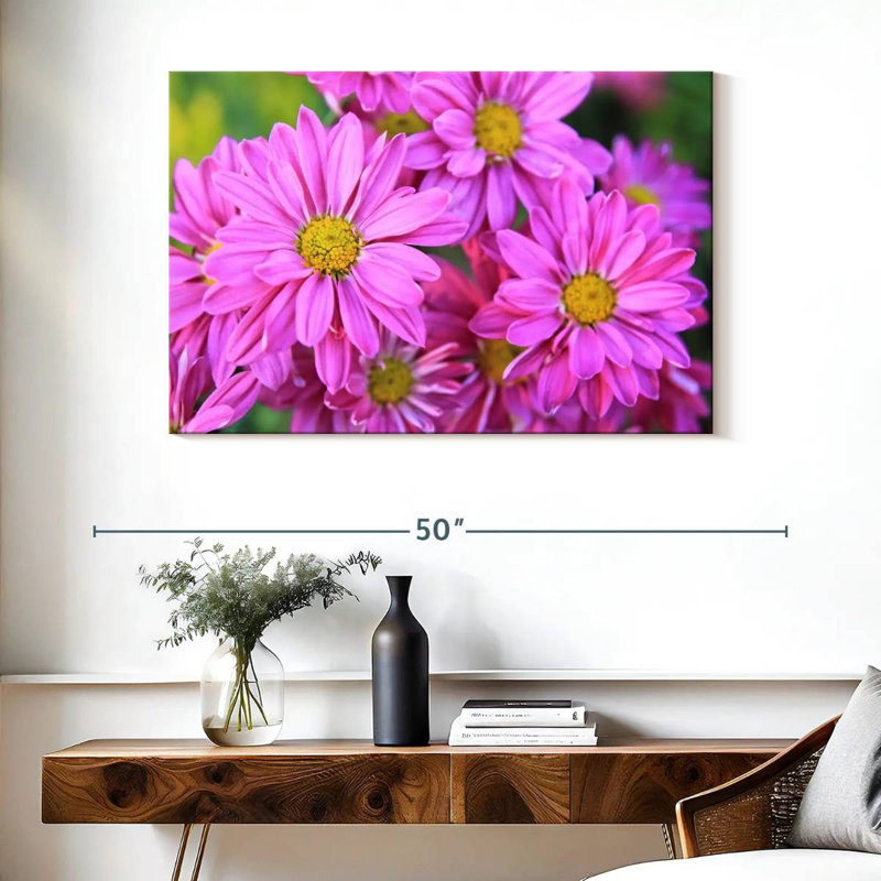 Harnek Pink Flower Garden, 26" H x 39" W