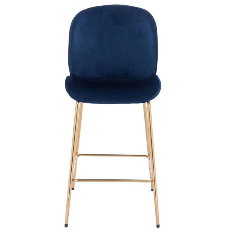 Lady Velvet Stool, Blue