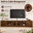 70" Mid-Century Modern TV Stand for TVs up to 80", Walnut Entertainment Center with Cable Management and Soft-Close Hinges-797608486