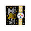 Plaque murale de Noël en bois Pittsburgh Steelers