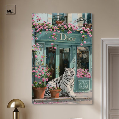 Art Remedy Fashion Art Canvas   Bright Days Storefront II