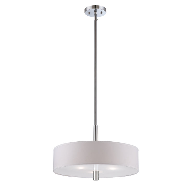 Luminaire suspendu tambour 3 lumières unique Wittig