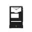 Meuble-lavabo de 20 pouces avec lavabo intégré - conception de lavabo simple, porte à fermeture en douceur, tablette réglable en forme de U, tiroir de séparation-1147951618