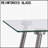 Modern Rectangular Glass Dining Table with Tempered Glass Top and Silver Metal Legs, Versatile for Home and Office Use-1719464142
