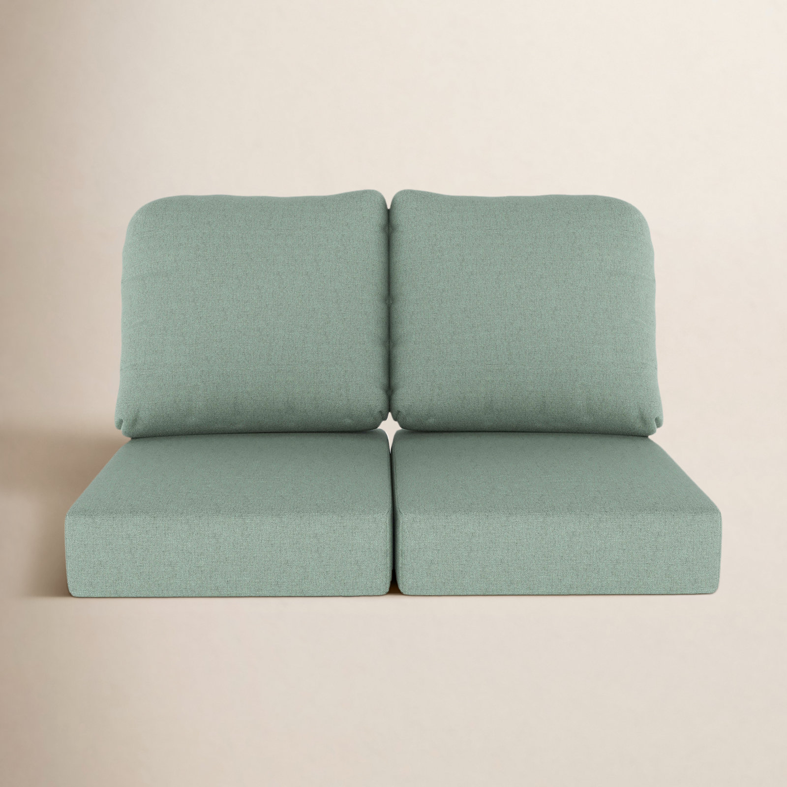 Amala 22" Sunbrella® Seat and Back Cushion, Canvas Spa Sunbrella® Canvas