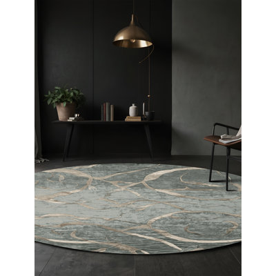 Machine Washable Brown Area Rug
