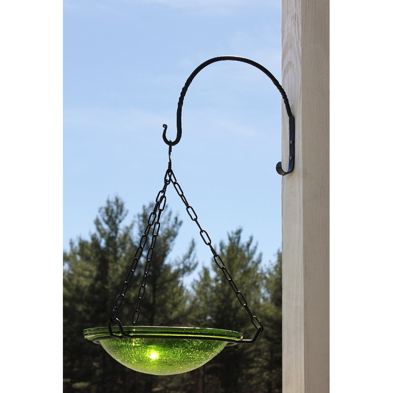 Metal Weather Resistant Bracket Plant Stand, 11.5" H x 13.25" W x 0.75" D