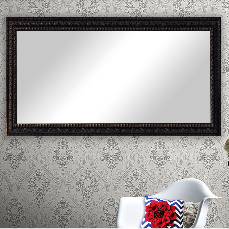 Donell Solid Wood Flat Mirror, 61.5" H x 36" W