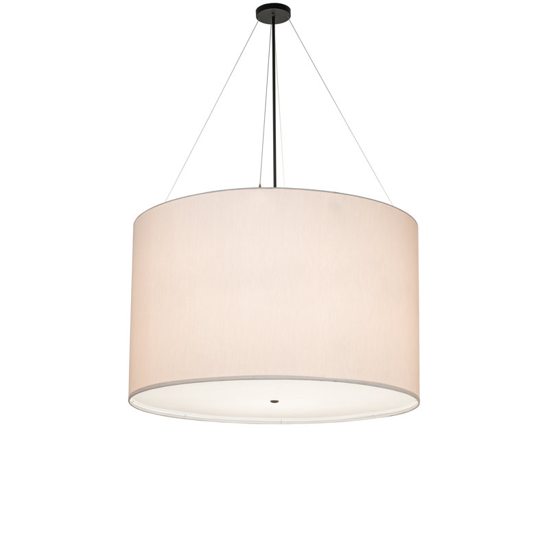 48" Wide Cilindro Natural Textrene Pendant