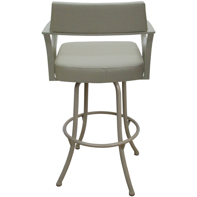 Tabouret pivotant très grand 34,00 po Jabria, Beige, Beige