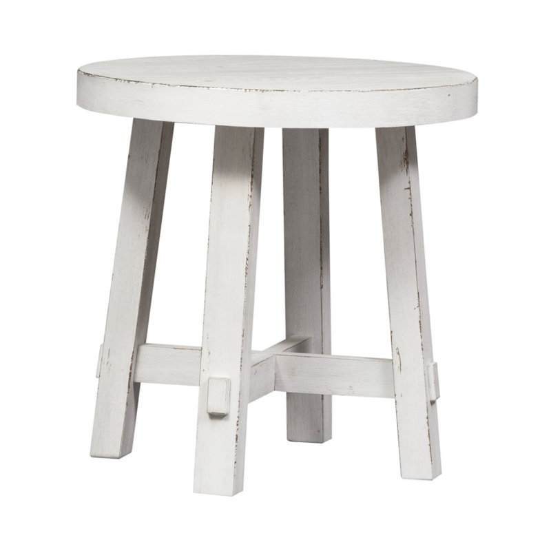 Table de bout Bettee, Blanc