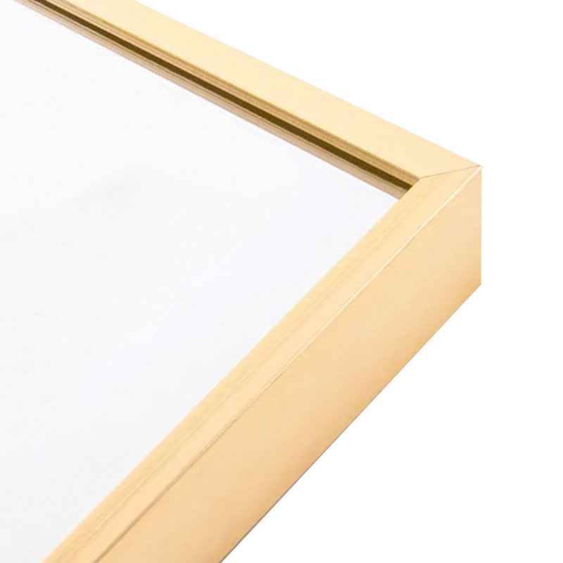 Tahmin Metal Flat Mirror, Gold, 150cm x 40cm
