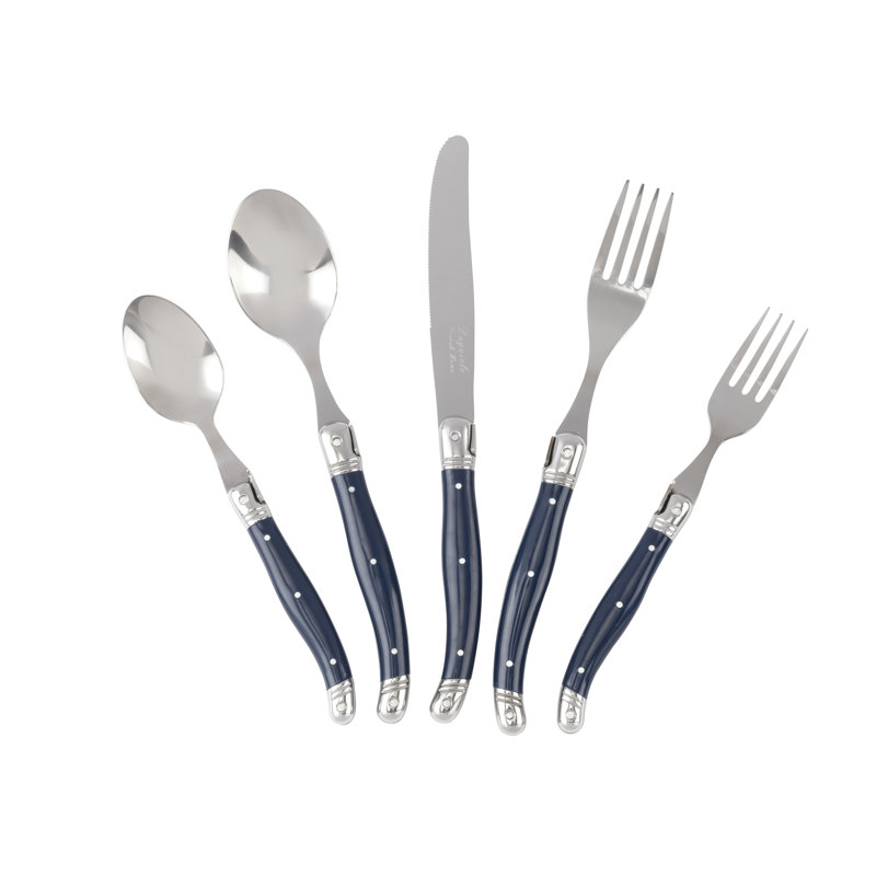 French Home French Home Laguiole 20 Piece Stainless Steel Flatware Set, Service for 4
