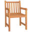 Dalzell 3 Piece Garden Dining Set Solid Wood Teak