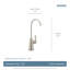 Matte black one-handle high arc beverage faucet-95333031