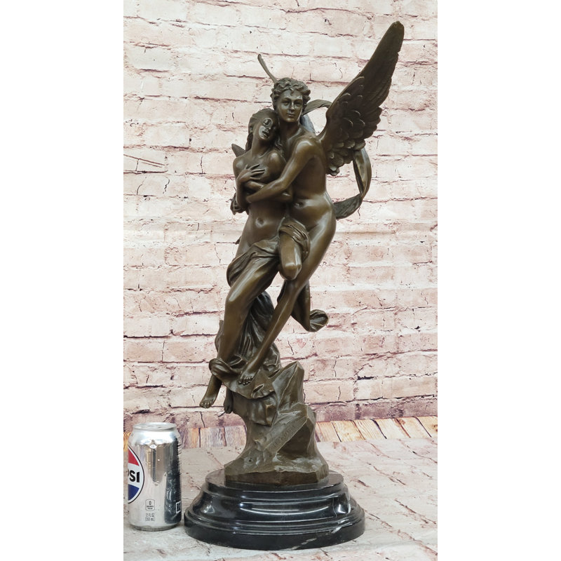 Sculpture d'Après Henri Godet, Cupidon et Psyché