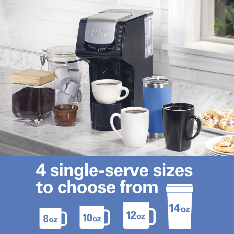 Cafetière à portion unique FlexBrew® de Hamilton Réservoir amovible