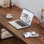 Nut-brown L-Shaped Solid Wood Executive Desk-1190763930-1190763931
