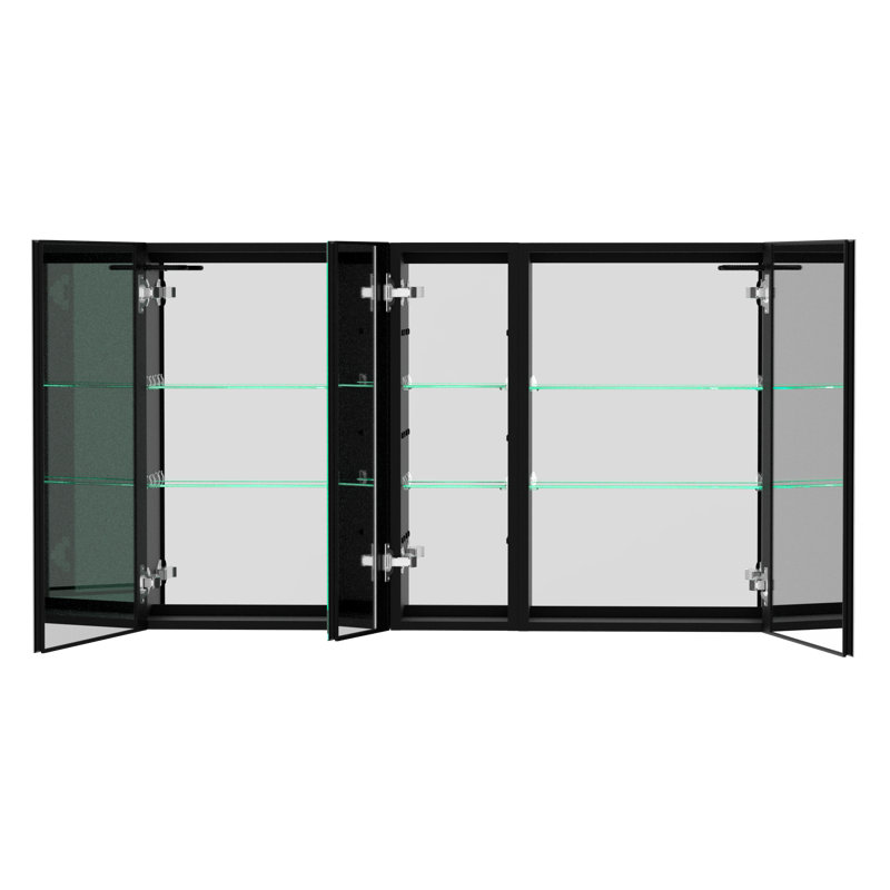 Armoire à pharmacie avec éclairage à DEL et prise électrique Rilo, Gauche