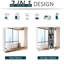 Armoire de salle de bain blanche 24 po x 22 po, structure en acier avec portes doubles pour fondation, miroir d'armoire, rangement