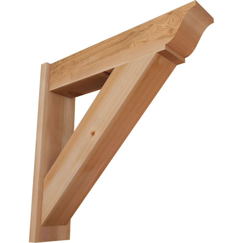 Persienne traditionnelle en bois rustique, P 32 po x H 32 po, Cèdre rouge occidental l 7 1/2 po (lisse)