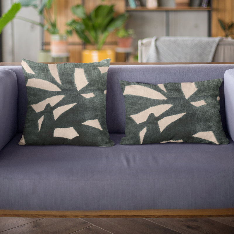Coussin floral Palm, 20 po x 26 po