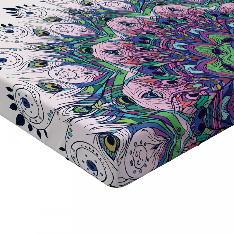 Microfiber Patterned Fitted Sheet, Full Fitted Sheet
