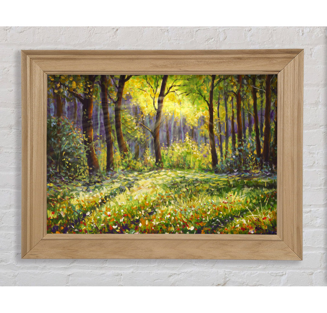 Sunshine Through the Woodlands - Bilderrahmen Kunstdrucke