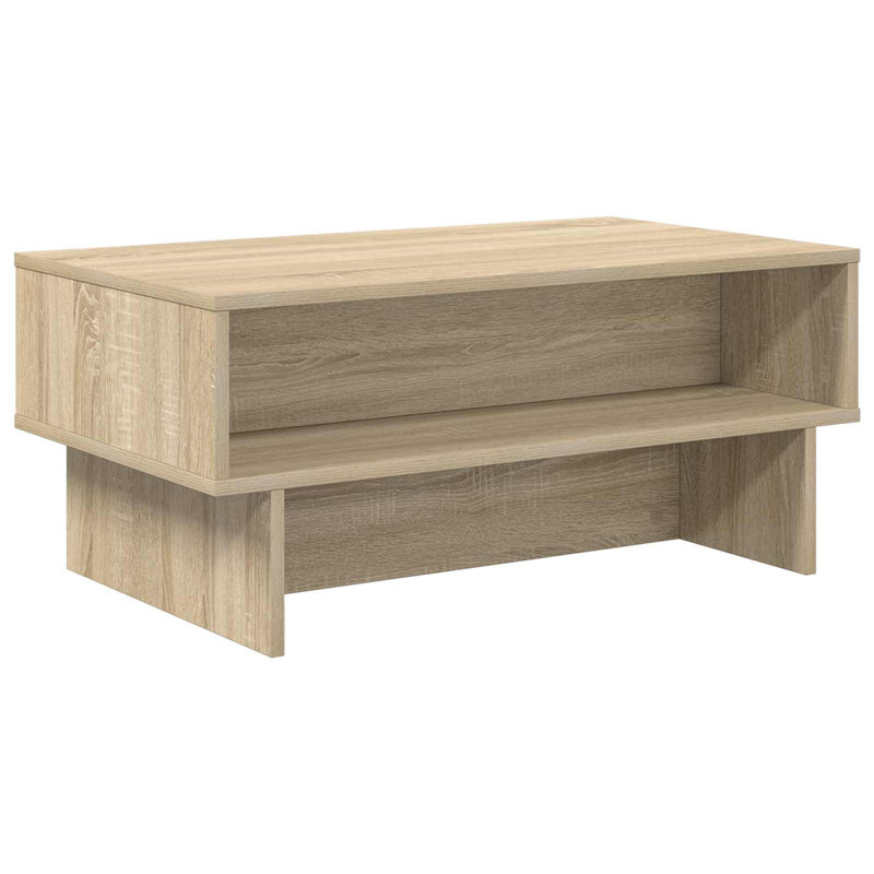 Coffee Table with Storage, Sonoma Oak, 35cm. H x 80cm. L x 46cm. W