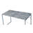 Faux Concrete Top Rectangular Writing Desk