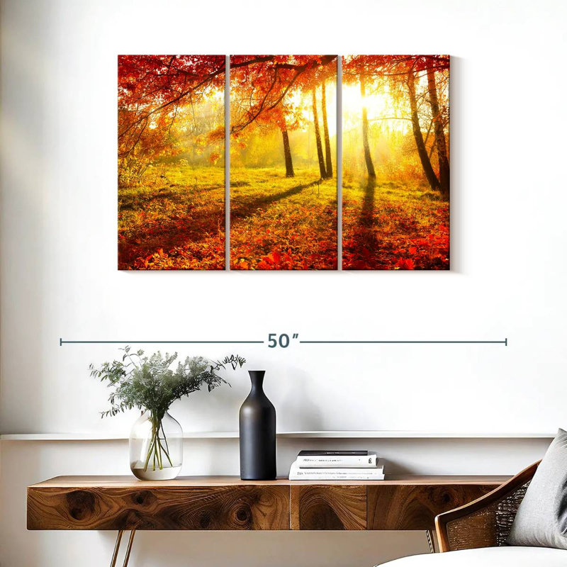 Alvord, paysage d'automne lumineux, H 24 po x l 38 po