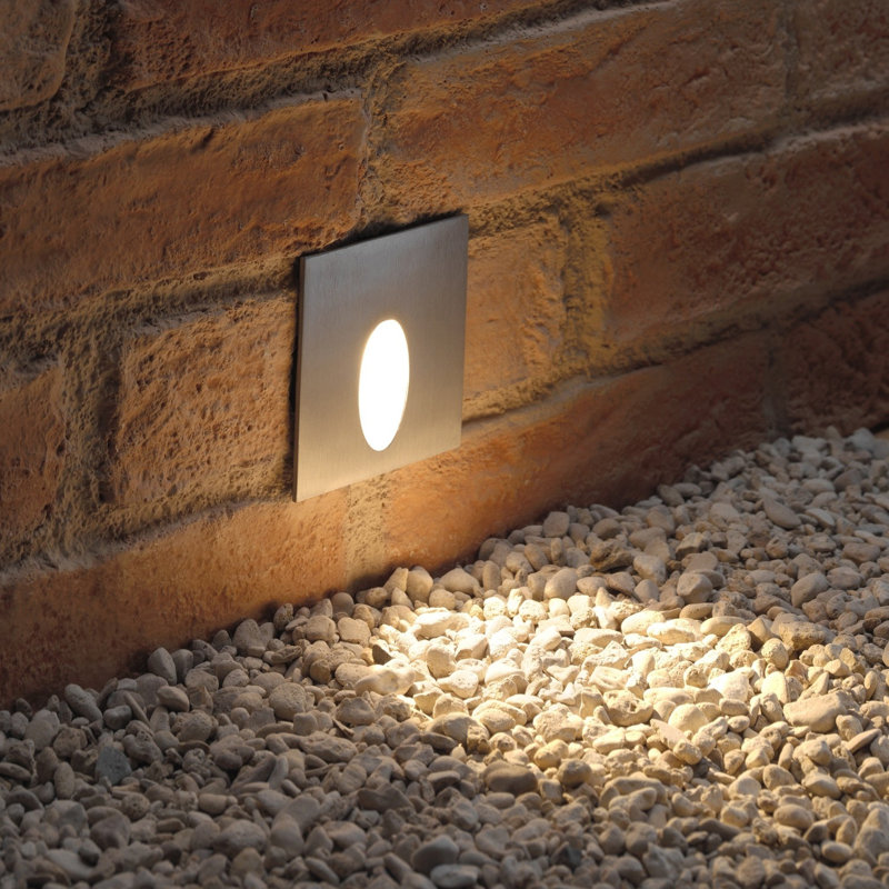 Hieu Silver Integrated LED Steel Step Light