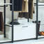 Walk-in avec structure en métal - rangement extra profond, panneau classé E0, pour chauffer, eau, compartiments pour taches et égratignures, matériaux chauffants, fabrication modulaire